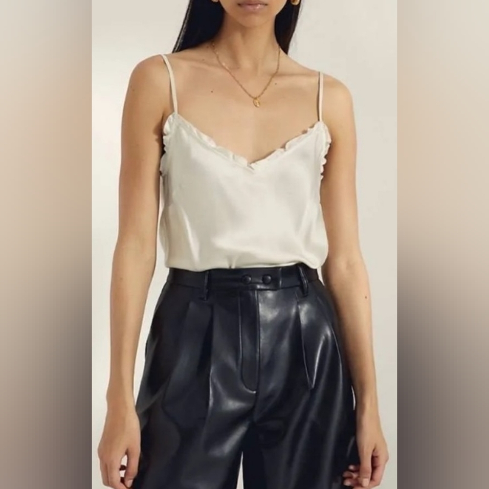 Wilfred Ivory Satin Camisole